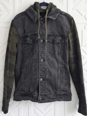 HOLLISTER denim/camo Jacket UNISEX